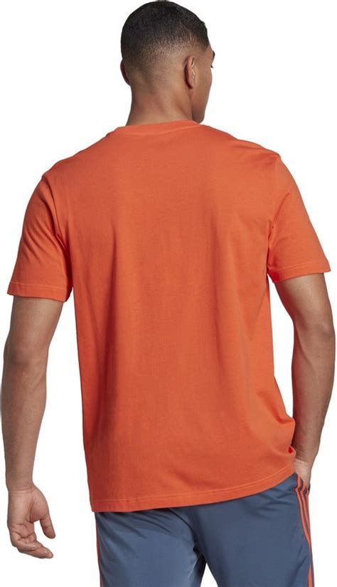 adidas vest blauw oranje|Adidas t shirt heren.